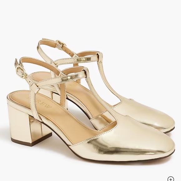 J.Crew T-strap heels new with tags size women’s 9.5 - Picture 2 of 13